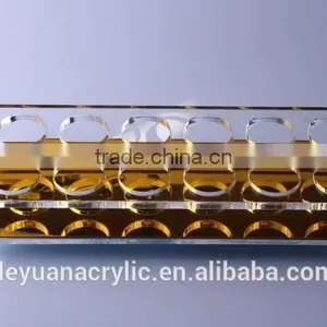 Top Grade Rectangle Acrylic Bullet Shot Glass Display Holders thumbnail-1