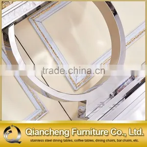 Italian Style Luxury Hotel White Marble Console Table thumbnail-4