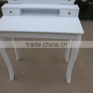 K/D Wood Dresser/ K/D Dressing Table With Stool and Mirror thumbnail-4