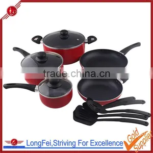 Korea Eco Die-cast Aluminum Ceramic Colour Cookware Set With Induction Bottom thumbnail-1