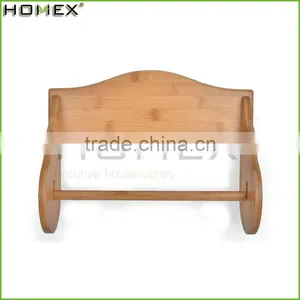 Natural Bamboo Handmade Napkin Holders Paper Brochure Holder /Homex_BSCI thumbnail-1
