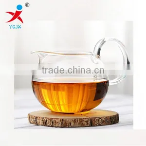 Glass Heat-resisting Thickening Kung fu Tea Set by Hand Round Small Tea Cups thumbnail-1