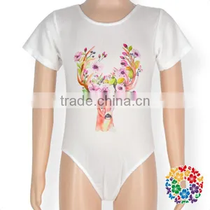 3 Pack Infant And Toddler White Summer Jumpsuits Natural Organic Blank Baby Onesie thumbnail-1