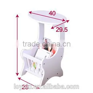 Practical Cell Phone Display Table Magazine Table Wood Sofa Side Magazine Rack thumbnail-3