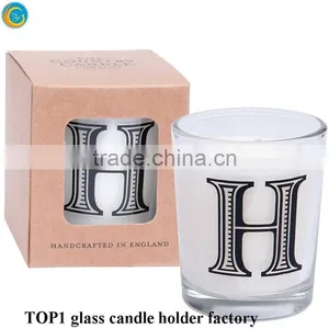 Mason Jar Glow Glass Candle Jars With Gold RhinestonesBlack Frosted Cylinder Votive Candle thumbnail-6