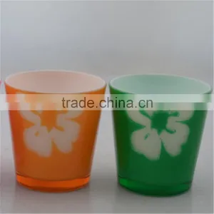 Colored Candles Promotion Glasses,glass Candles Jar,color Tea Cup Holder thumbnail-5