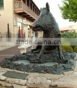 Famous Cast Bronze Wild Boar Statue for Sale thumbnail-1