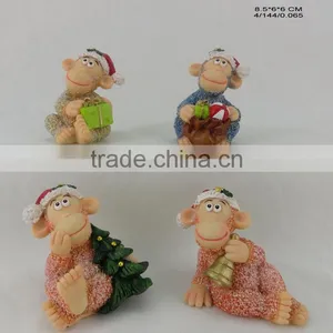 Resin Christmas Monkey Sculpture for 2016 thumbnail-3