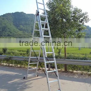 Combination Ladder, Extension Ladder, Multi-functional Telescopic Aluminum Ladder thumbnail-2