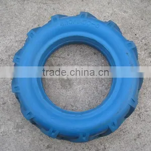3.5-6 Blue Color pu Foam Tyre for Hand Trolley, Wheel Barrow thumbnail-2