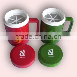 400ML Double Wall Insulated Vacuum Mug With Square Handle thumbnail-2