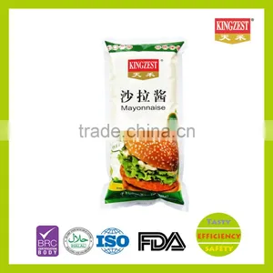 New Arrival KINGZEST 1kg Original Taste Salad Dressing Mayonnaise Hamberger Mayo thumbnail-1