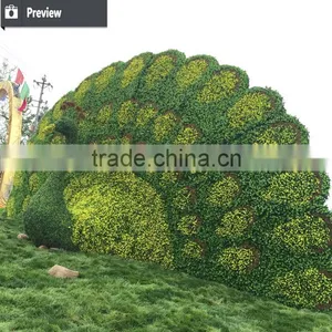 Factory Direct Artificial Animal-shaped Grass Topiary Animal for Square Decoration thumbnail-2