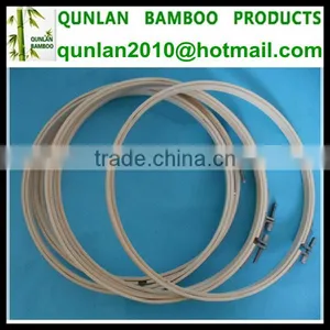 Natural Bamboo Embroidery Frame Round thumbnail-2