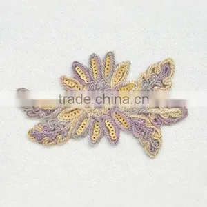 2013 Crochet Flower Embroidery Patch for Garment WPH-011 thumbnail-1