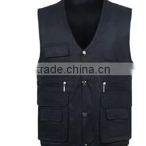 Men's Outdoor Spring and Autumn Much Pockets Male Vest Work Wear Fishing Vest OEM thumbnail-1