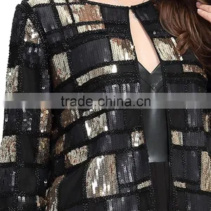 2017 Latest New Fashion Sequin Coat And Jacket For Woman thumbnail-3