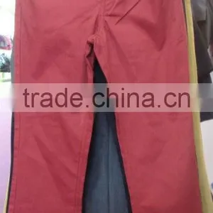 Boy Yellow Red Grey Many Colours Cotton Pants Hot Sale Trousers Factory thumbnail-1