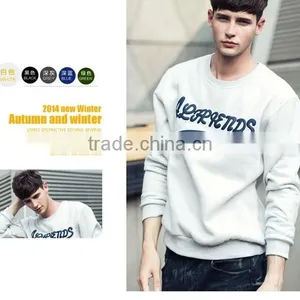 Printing Logo Custom Man Sweatshirt Without Hood thumbnail-5