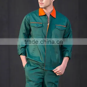Guangzhou Manufacture Industrial Green Work Smock Uniforms thumbnail-2