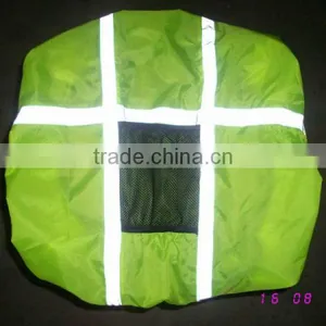 Reflective Flourescent Cycling Backpack Cover thumbnail-1