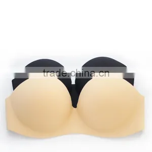 New Fashion Push up Invisible Silicone Free Sample Push up Bra Breast Shape up Bra thumbnail-4