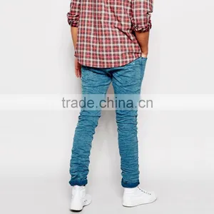 New Style Boys Jeans Skinny With All Drape Style Plain Jeans thumbnail-2