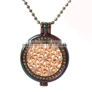 Steampunk Gears Wholesale Jewelry Angel Wing Design Necklace thumbnail-4
