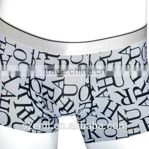 Factory Wholesale Custom Men's Fashion Sexy Ice Silk Seamless Breathable Boxer Brief thumbnail-5