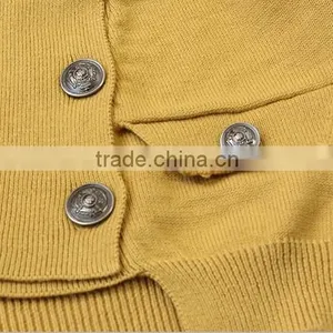 Single Breasted Irregular Boys Fashion Cardigan Sweater thumbnail-5
