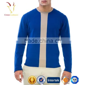 Handsome Mens Woolen Cheap Cashmere Thick Sweater thumbnail-2