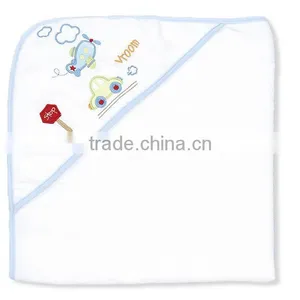 Trade Assurance Applique Animal Baby Towel With Hood/custom 100%cotton Terry Hooded Baby Bath Towel thumbnail-5