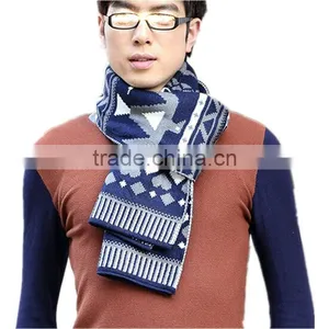2016 Autumn Winter Scarf Black Thick Men Scarf Fashion Casual Scarf Men Audience Burst Models thumbnail-1
