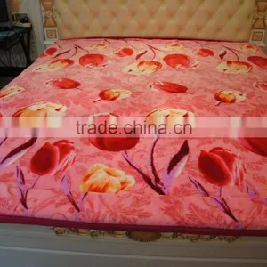 Super Warm 100% Polyester Raschel Blanket thumbnail-1