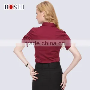 Ladies Bright Color Formal Shirt Women's Clothing Summer thumbnail-3