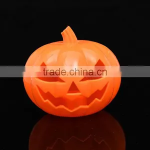 Halloween Outdoor Flashing Toy Plastic Portable LED Lantern Pumpkins Light For Child thumbnail-2