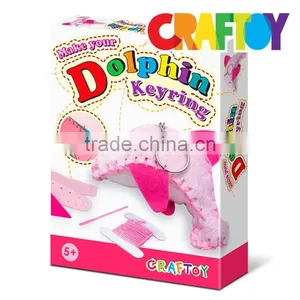 Teaching Material Diy Sewing Dolphin Keyring China Supplier Low Price thumbnail-2