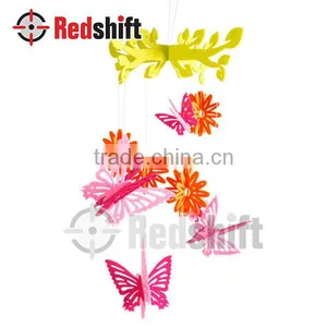 3d Felt Puzzle Kid Toy China Supplier Butterfly Mobile Diy Toy thumbnail-1