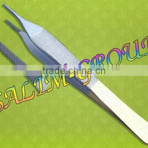 5 TC ADSON TISSUE RAT TOOTH 1X2 FORCEPS 4.75" SURGICAL thumbnail-1