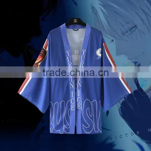 Yuri On Ice Cartoon Blue Wholesale Cosplay Japanese Anime Costume thumbnail-3