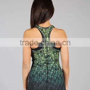 2016 Printing Fitness WomenTank Top With Wholesale Price thumbnail-4