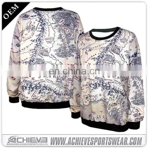 Sublimation Fashion Pullover Fleece Slim Fit Thicken Sweater Womens thumbnail-4