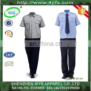 Design Security Guard Uniform Shirt and Pants /OEM Security Guard Uniforms thumbnail-1