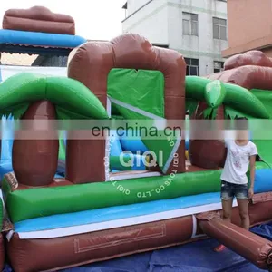 Cheap Inflatable Animal Jungle Obstacle Course for Kids thumbnail-3