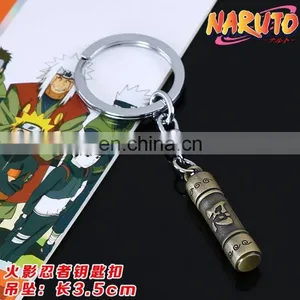 Naruto Scroll Key Chain Bronze Wholesale Hot New Anime Key Chain Naruto Key Chain thumbnail-1