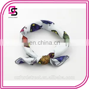 Korean Silk Scarves Scarf Female Single High-end Fashion Temperament All-match Models thumbnail-4