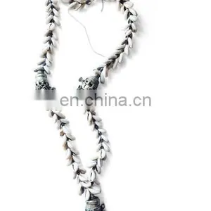 Seashell Gypsy Vintage Banjara Cowri Shell Pendant Tribal Boho Necklace thumbnail-1