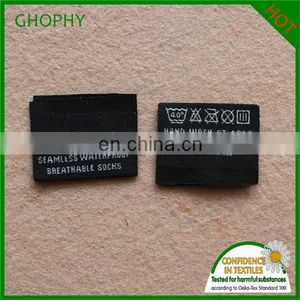 2015 Good Quality Private Woven Custom Hat Label With Low Price thumbnail-3