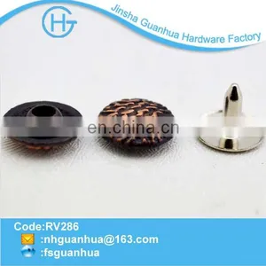 Polishing Plating Jeans Metal Rivets With Logo thumbnail-1
