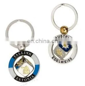 Spinning Souvenir Metal Keyring thumbnail-1